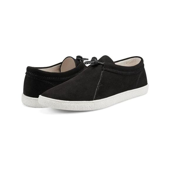 LUCKY BRAND Womens Black Slip On Comfort Ebrun Round Toe Sneakers Shoes 9 M